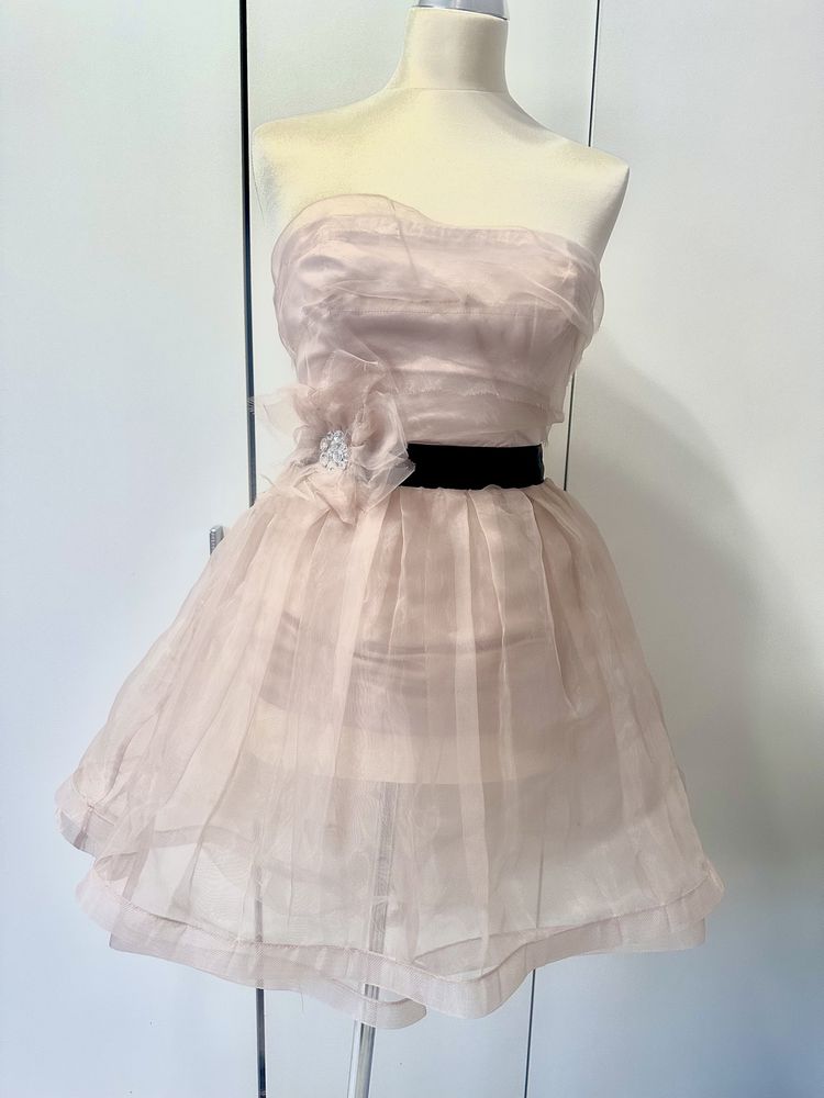 Sukienka Lipsy London chłodny beż r.10 czyli 38/M