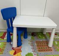 Ikea mammut дитячий стіл та стілець