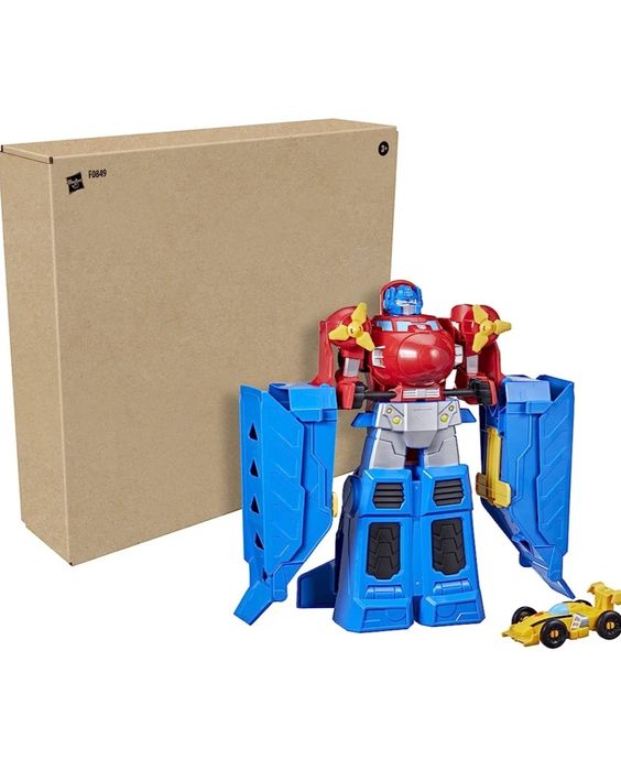 Ігровий набір Optimus Prime Jumbo Jet Wing Racer, фігурка Бамблбі.