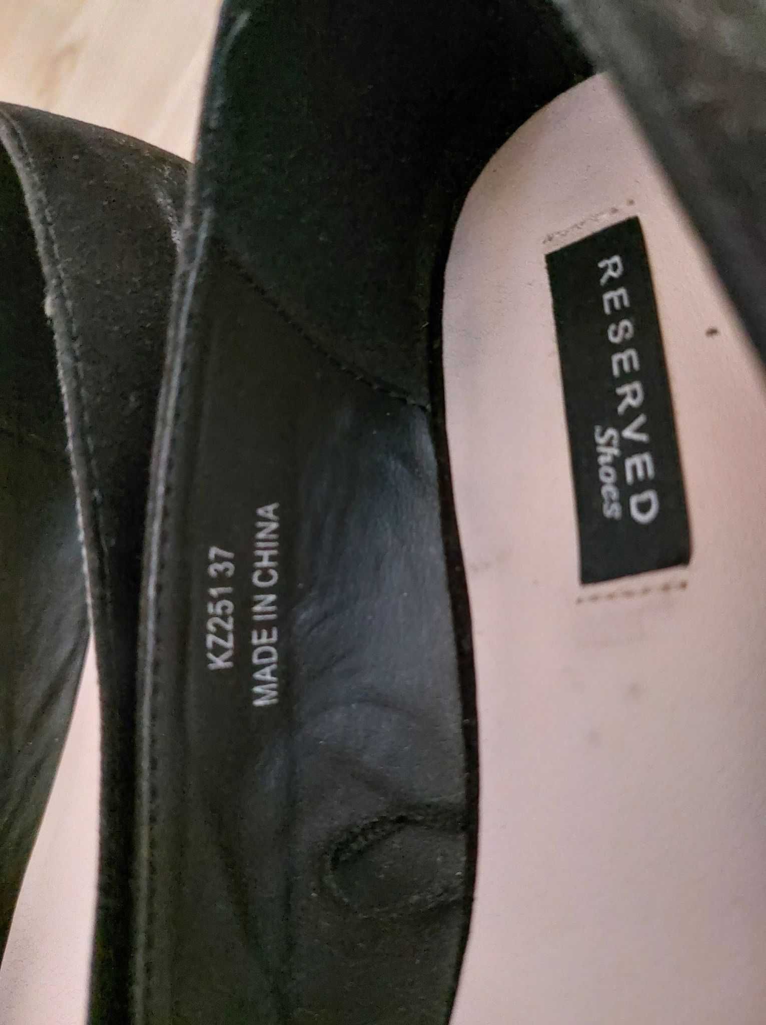 buty baletki czarno-beżowe rozmiar 37 Reserved
