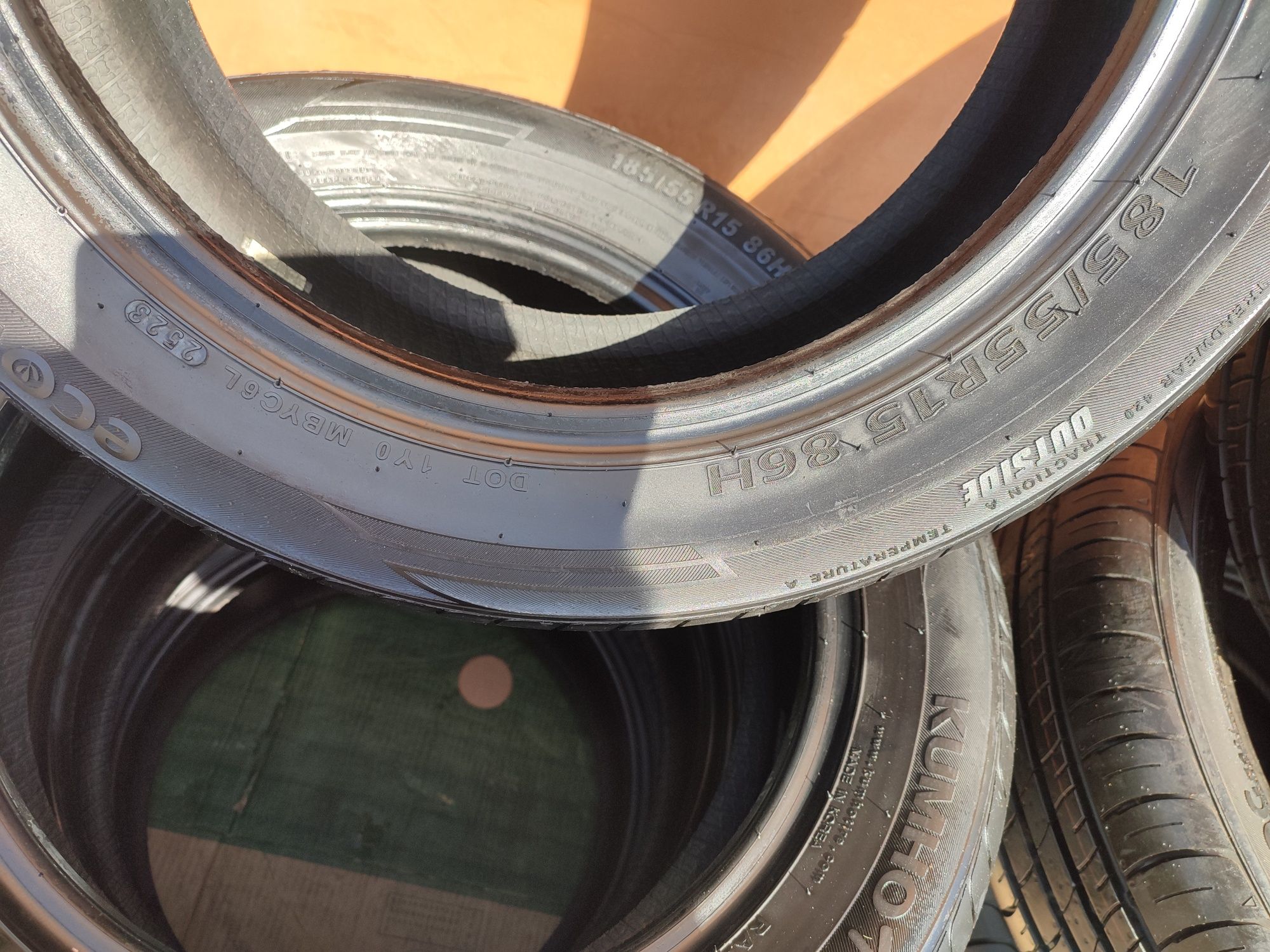 Комплекти Нових літніх автошин KUMHO.R15,185/55.