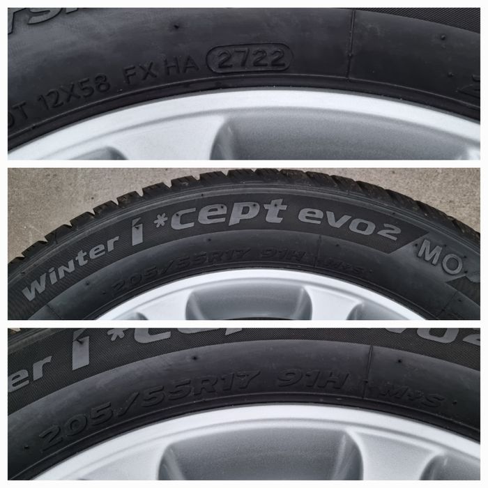 Koła Zimowe Alu 17" Mercedes A Klasa W177 B Klasa W247 CLA C118 5x112