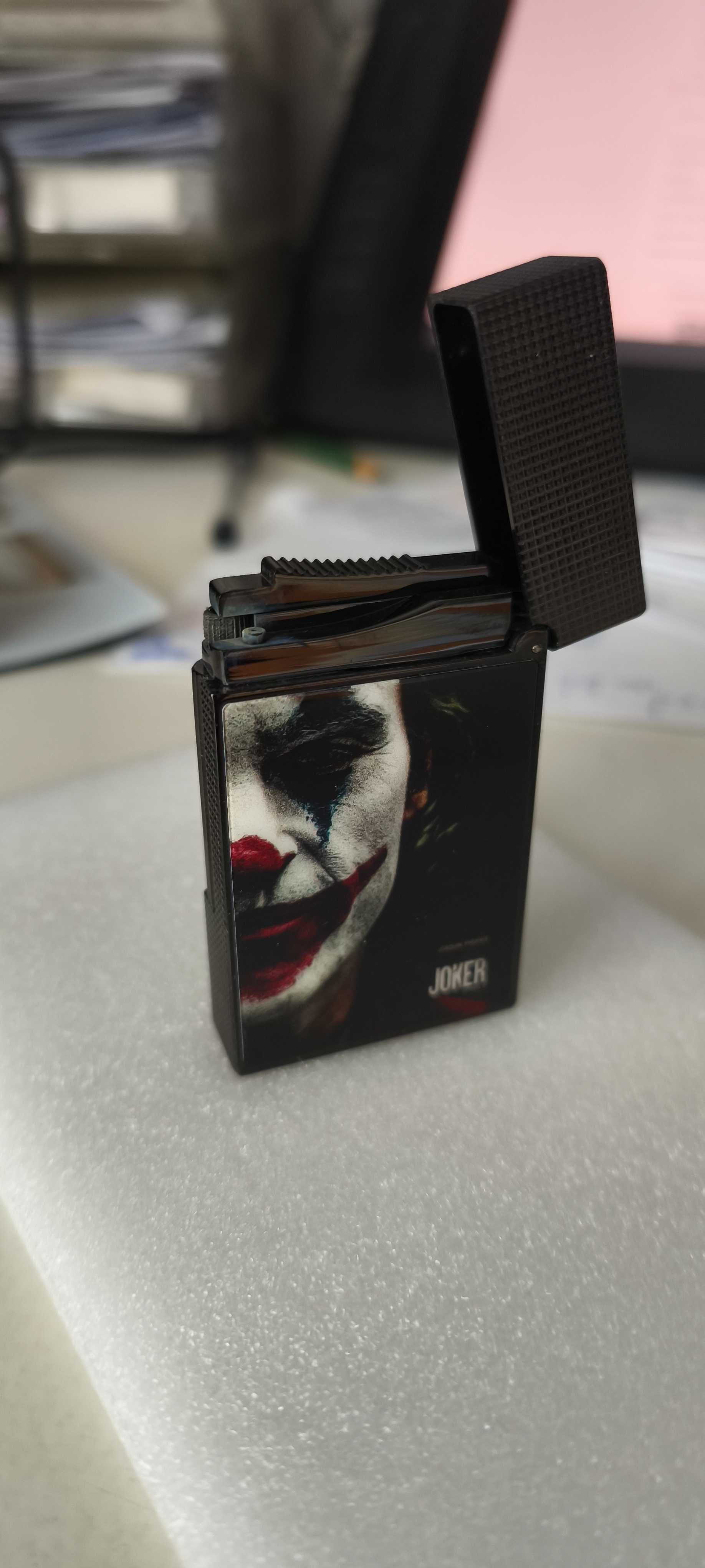 Zapalniczka mosiężna ST Dupont na gaz do cygar JOKER