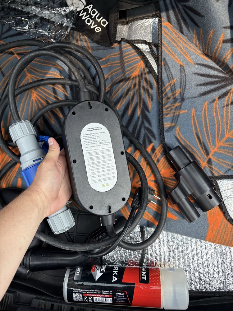 Переходик CCS2 для tesla model 3 Y combo зарядка TYPE 2 32A
