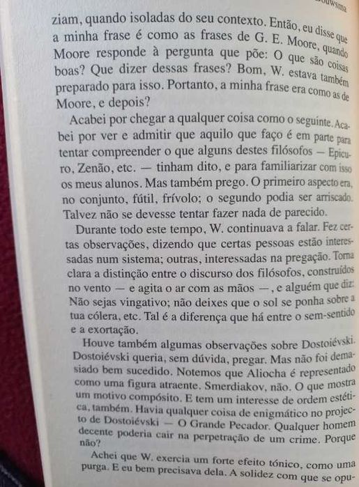 Conversas com Wittgenstein - O. K. Bouwsma