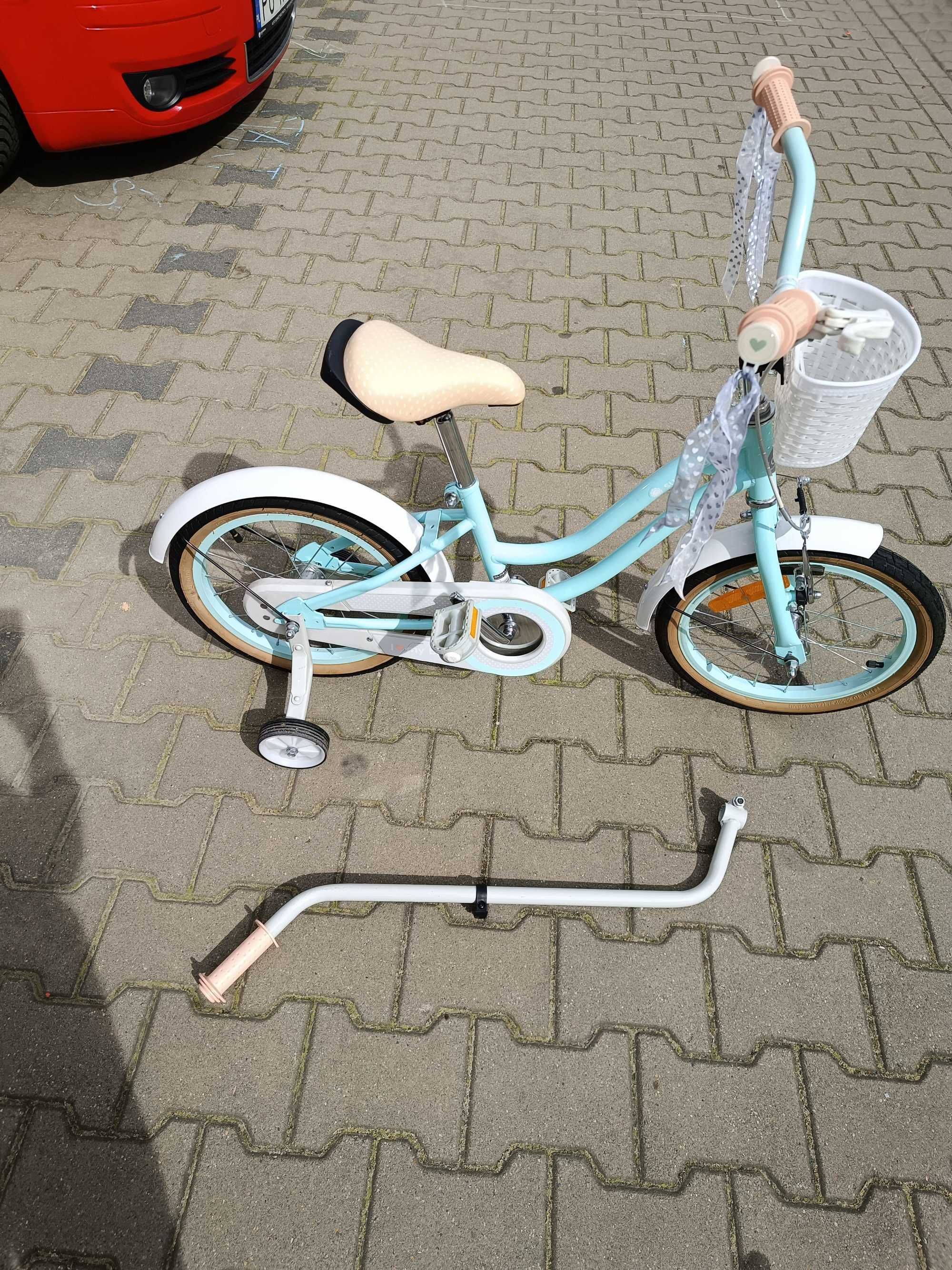 Rowerek dziecięcy HEART BIKE 16 " Sun Baby miętowy