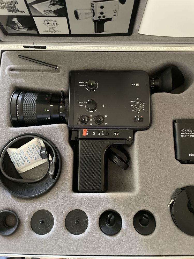 Super 8 nizo 801 da braun (com mala)