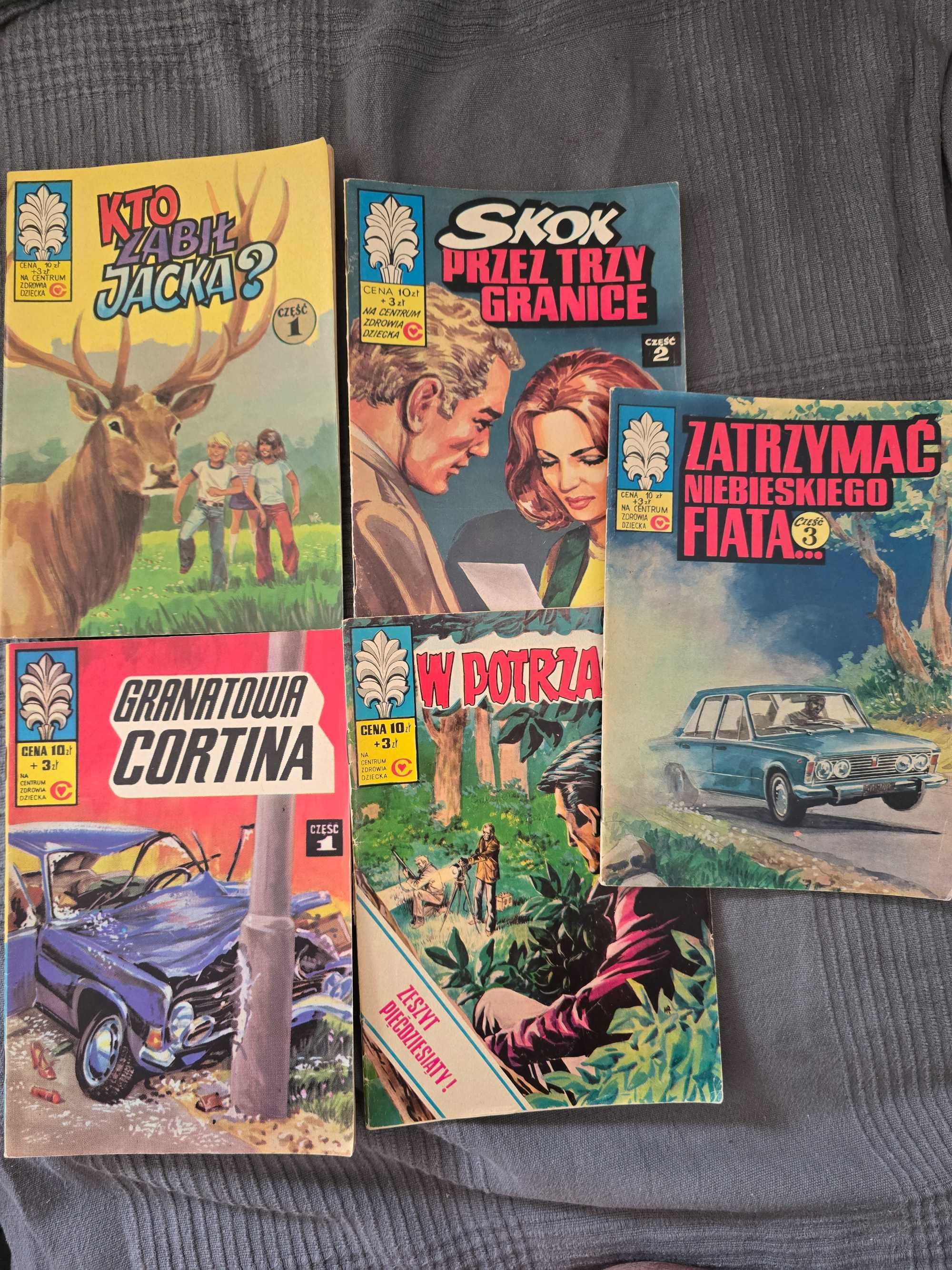 Zestaw komiksów Kapitan Żbik lata 70