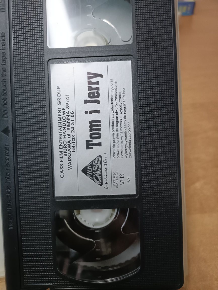 Kaseta VHS Tom i Jerry Pizza