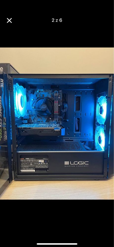 Komputer Gamingowy i5 3,40GHz | GTX 1050Ti | 16GB RAM | SSD | RGB