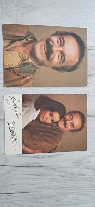 Pocztówki Lucelia Santos-Isaura i Rubens De Falco-Leoncio