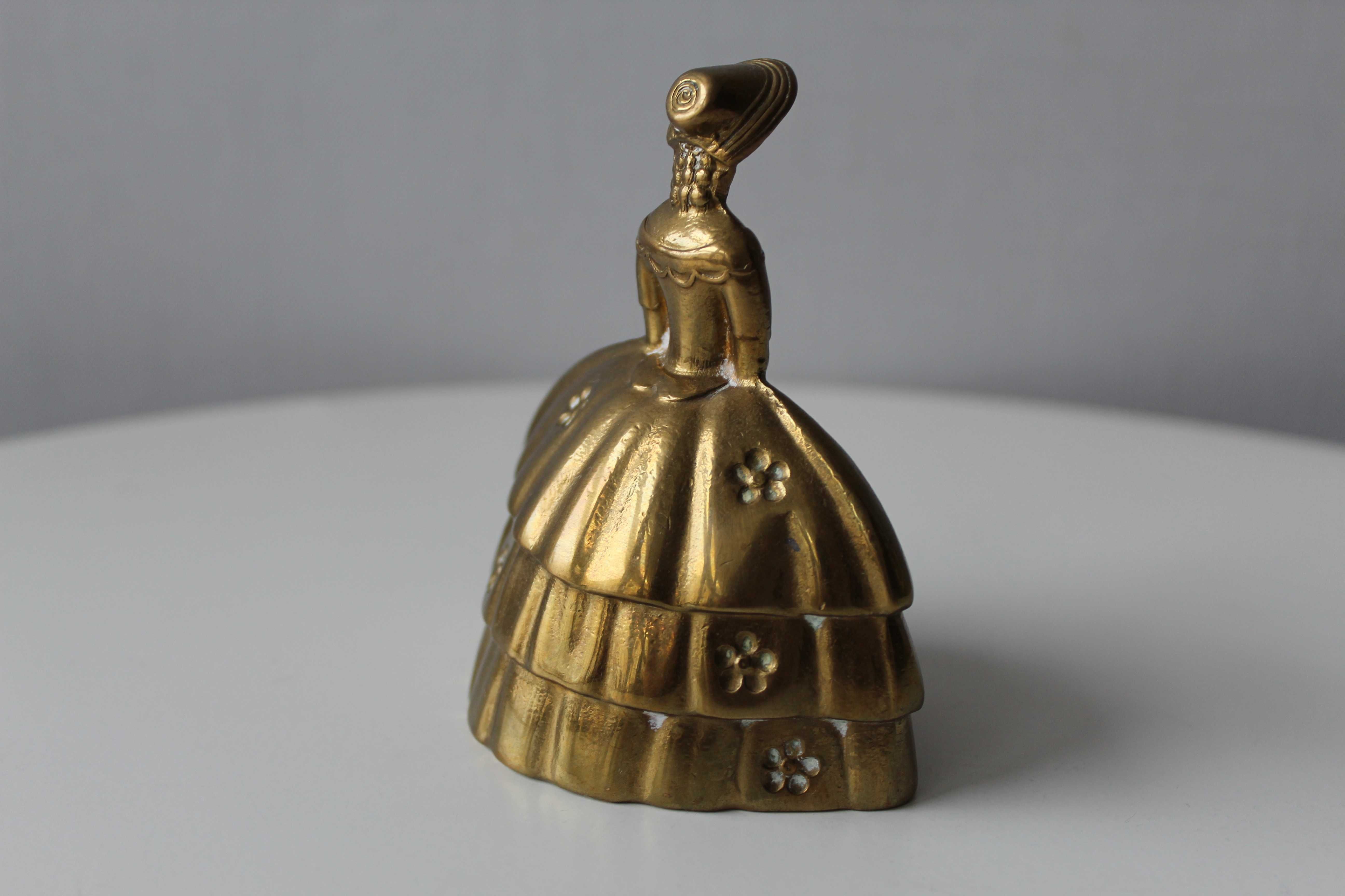 Колокольчик, дама, леди белл, бронза, Англия, с клеймом