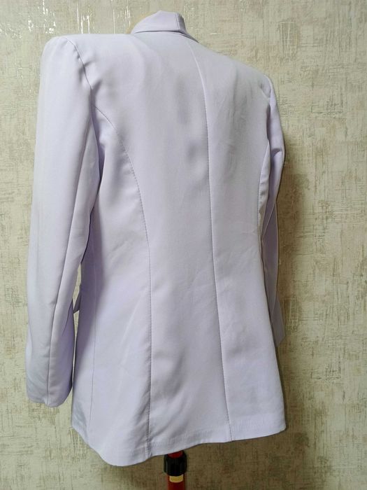 Ліловий бузковий жакет L розмір пиджак на підкладці