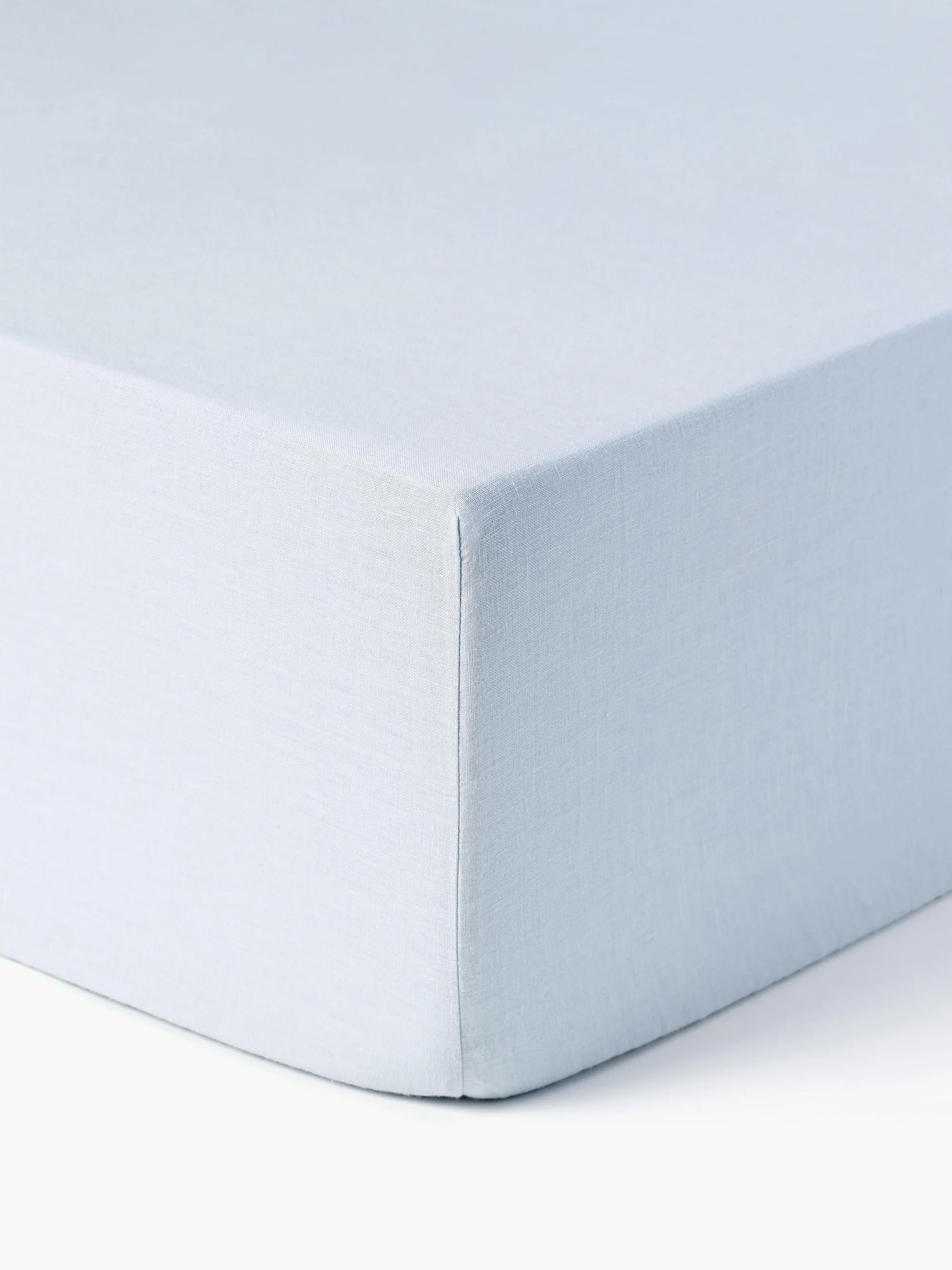 Prześcieradło Airy sprany len 140x200 cm wys. 25 cm