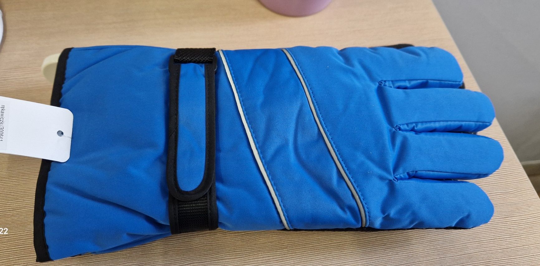 Rękawiczki narciarskie męskie nowe r.30 cm
