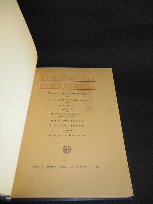 Livros Etnografia Portuguesa José Leite de Vasconcelos