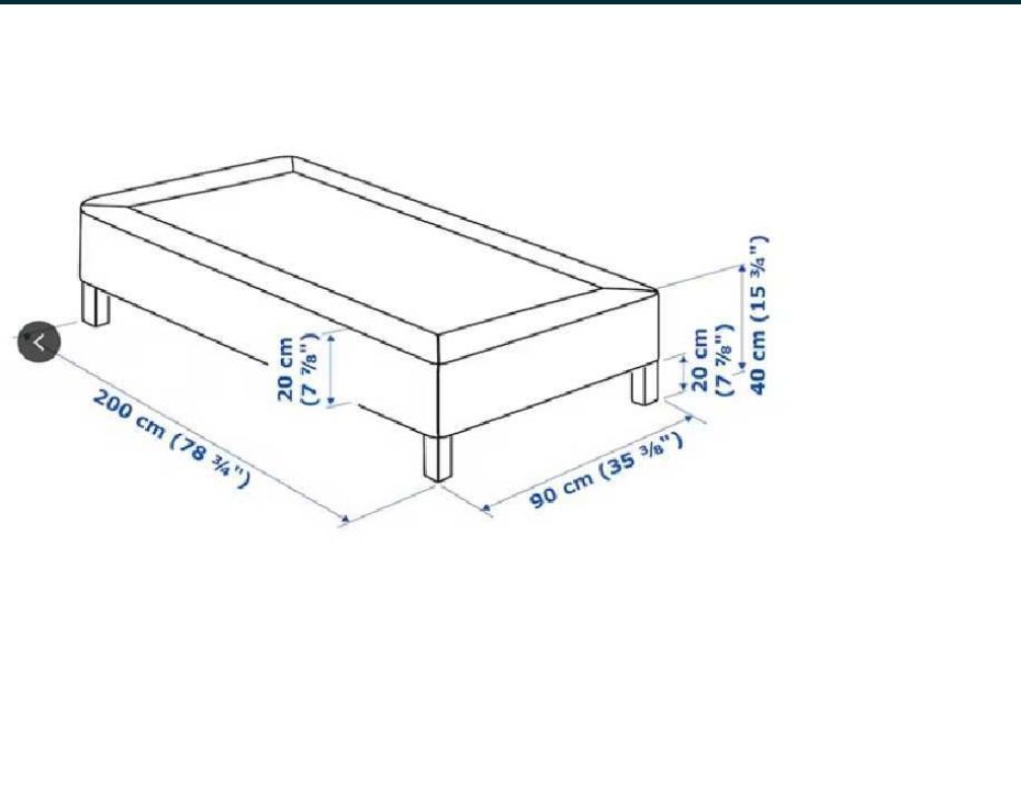 Cama IKEA ESPEVÄR 90x200 cm