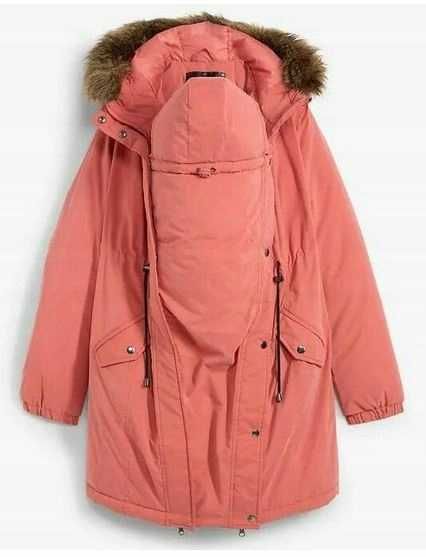 Kurtka ciążowa Zimowa + wstawka dla dzidziusia