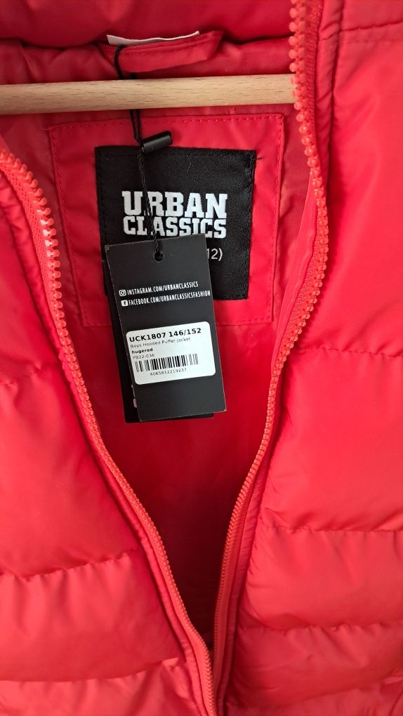 Kurtka zimowa Urban 146/152 czerwona nowa