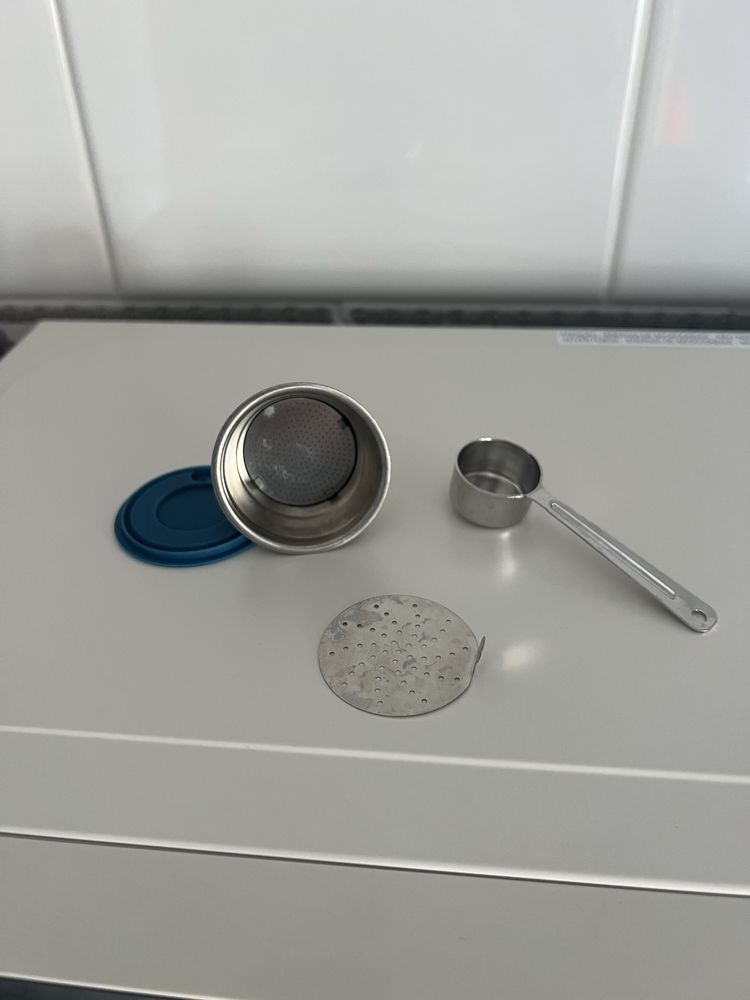 Cápsula de café reutilizável em aço inoxidável, Dolce