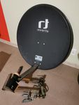 Antena satelitarna Inverto z konwerterem trójkanałowym