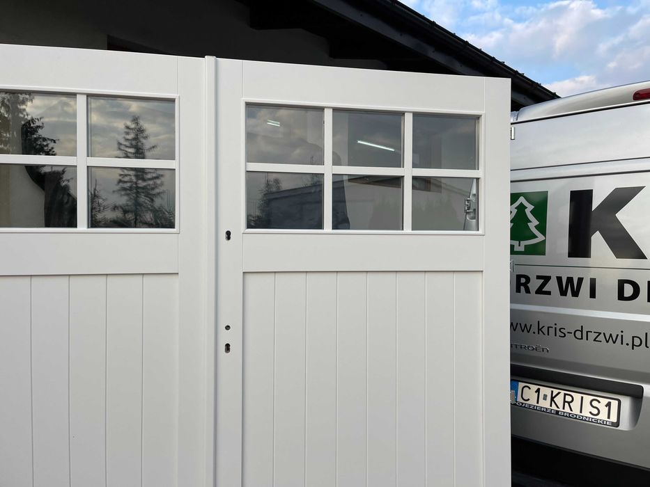 Brama drewniana Drzwi zewnętrzne drewnianeNa Wymiar Montaż Cała POLSKA