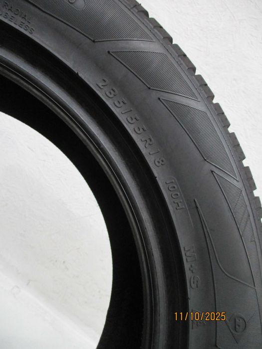1x 235/55R18 Dunlop SP Winter Sport 3D 7,6mm  23r.