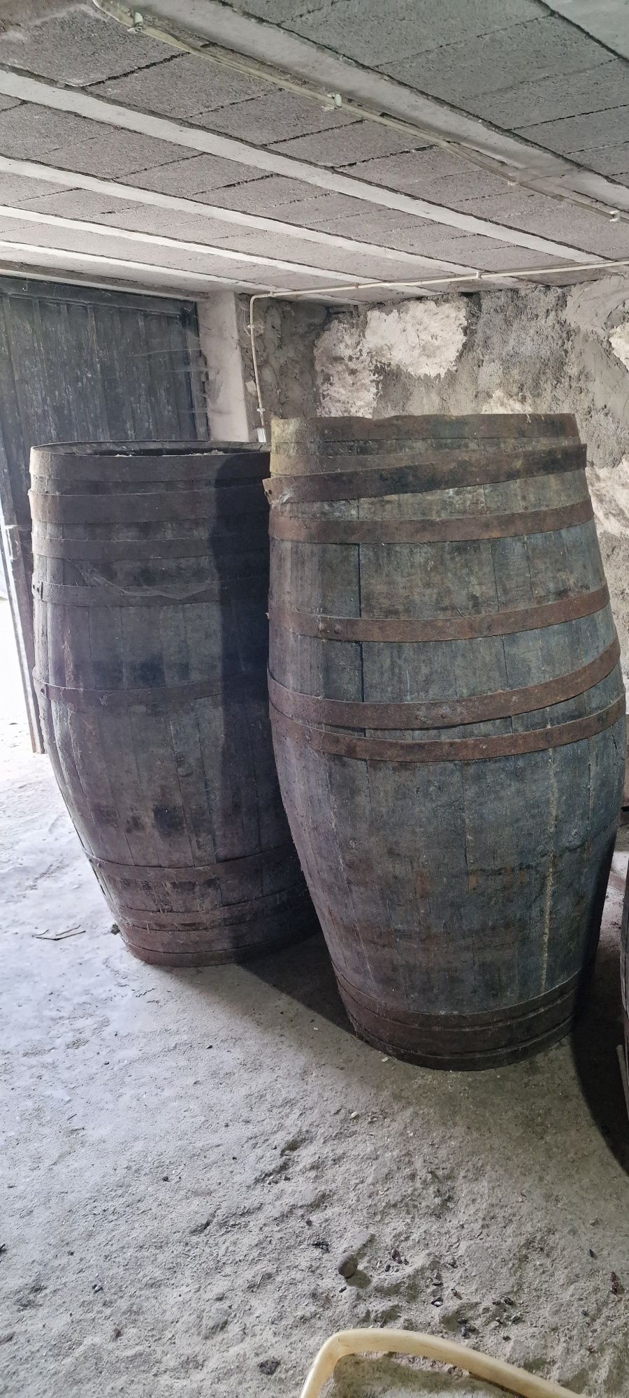 Pipas de vinho antigas