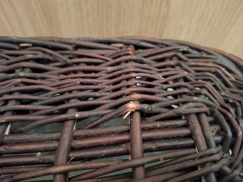 Koszyk wiklinowy osłonka na kwiatka doniczka na balkon parapet wiklina