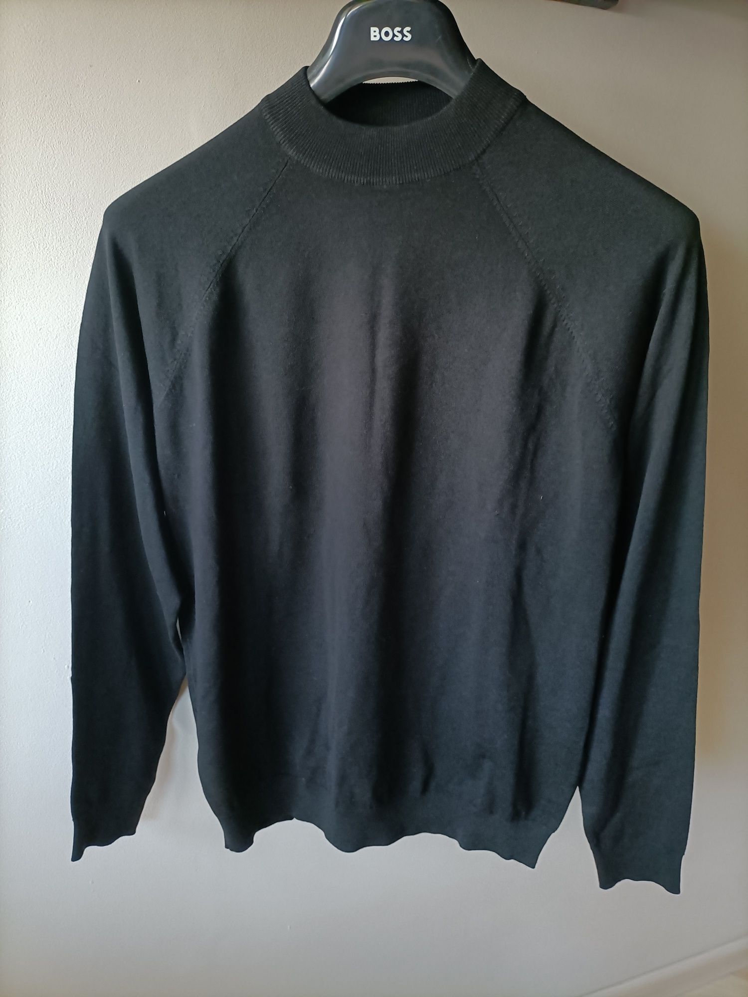 Sweter męski Zara z półgolfem,czarny ,nowy z metką,