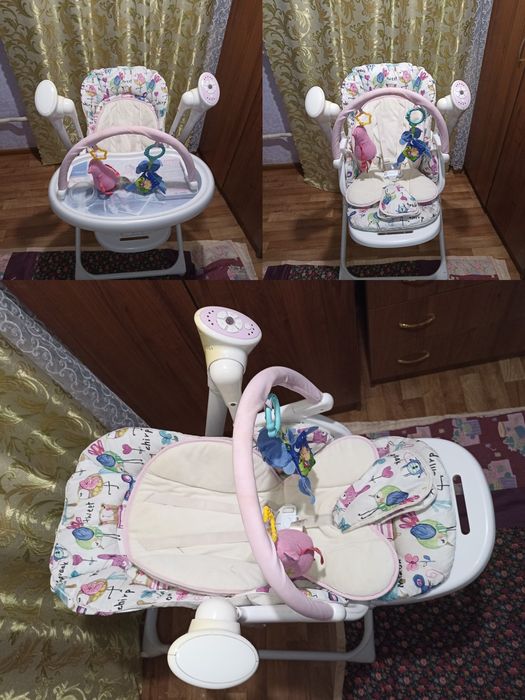 Продам крісло-гойдалку від народження до трьох років