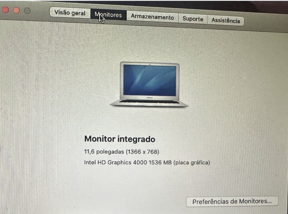 Macbook Air 11 polegadas (2012)