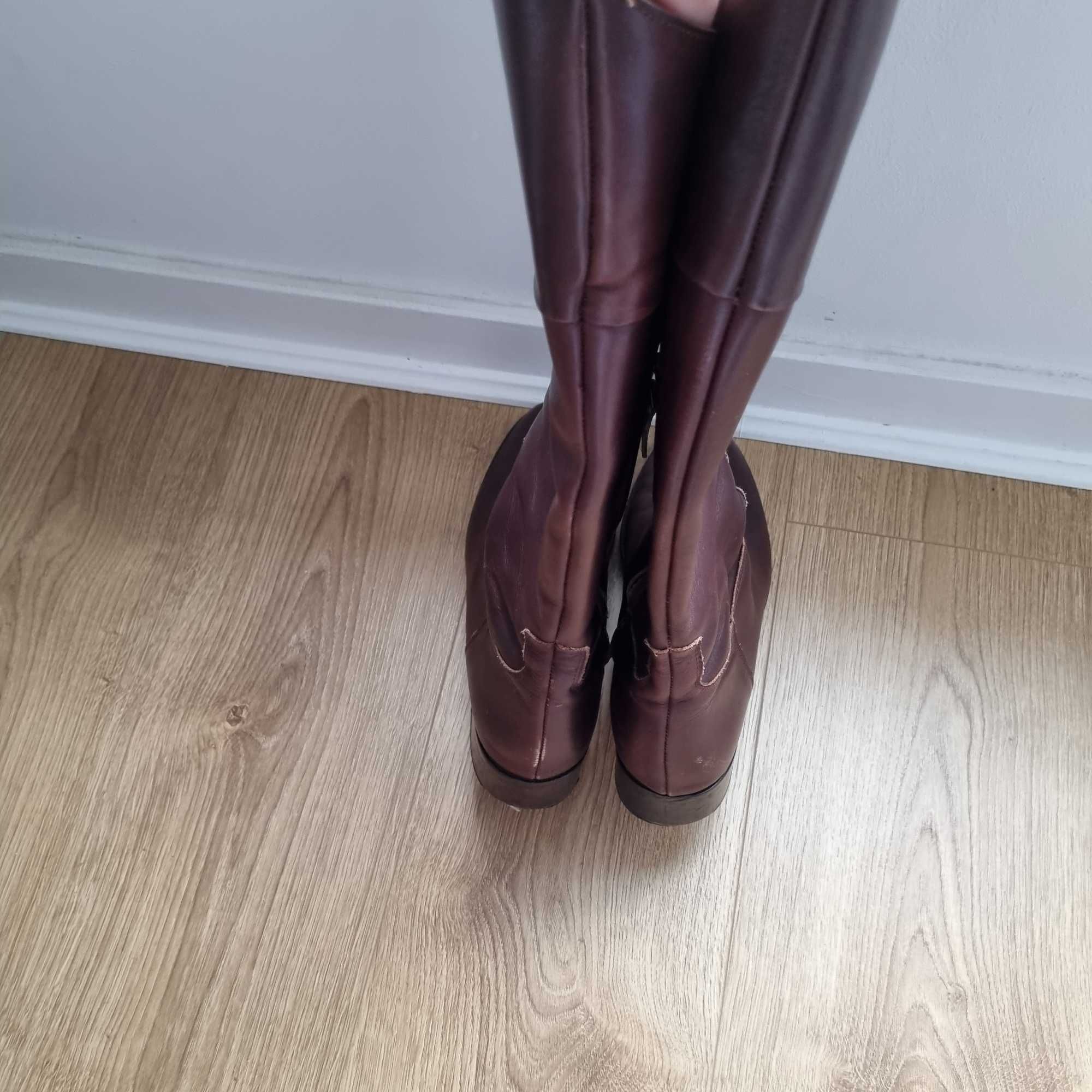 Botas cano alto Massimo Dutti