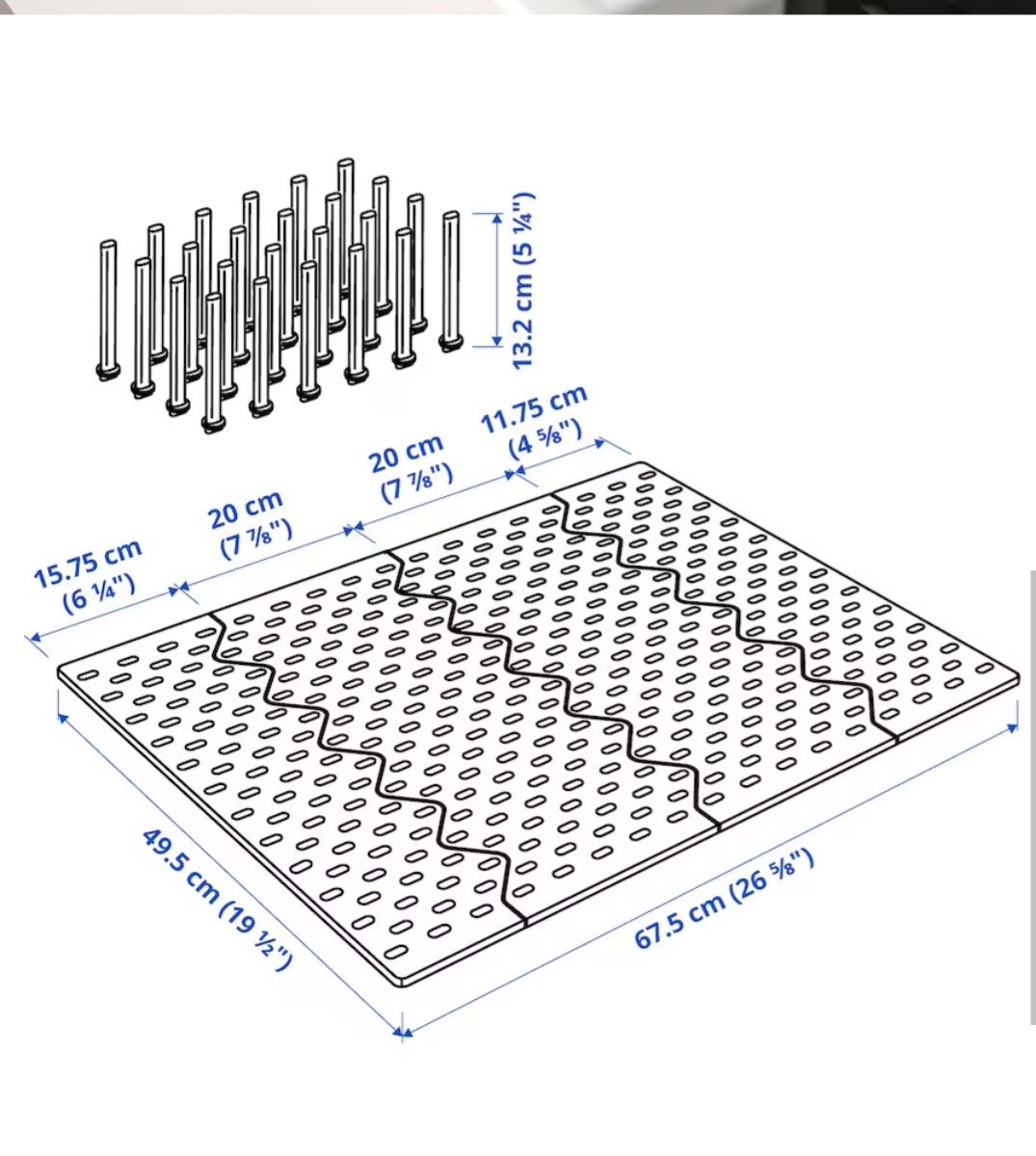 Uppdatera ikea organizer do szuflady 80 cm