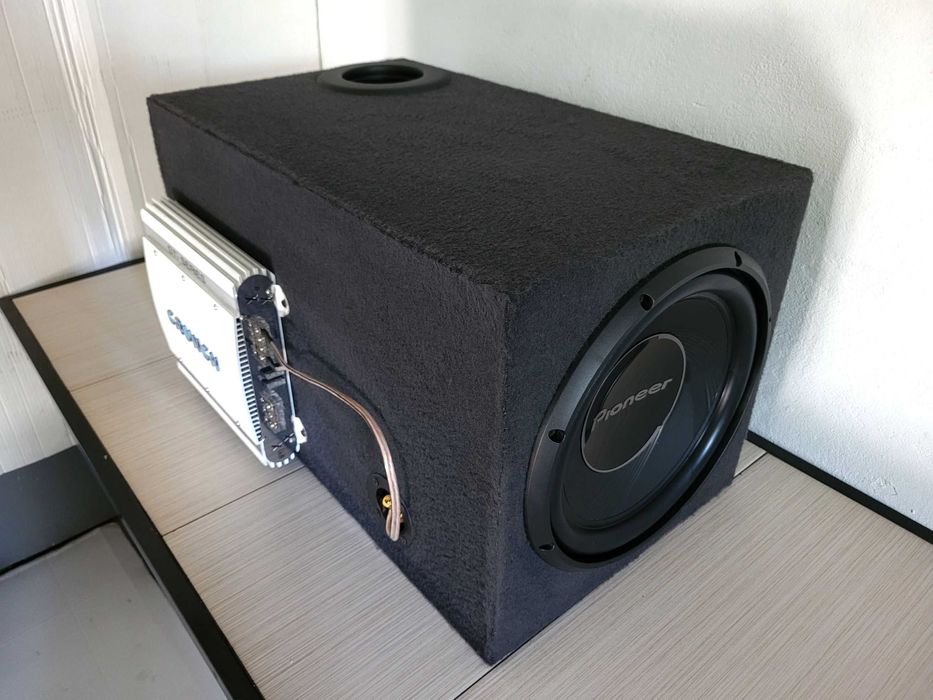Skrzynia basowa Pioneer TS-A30S4 ze wzmacniaczem Crunch GTI 2200!!!