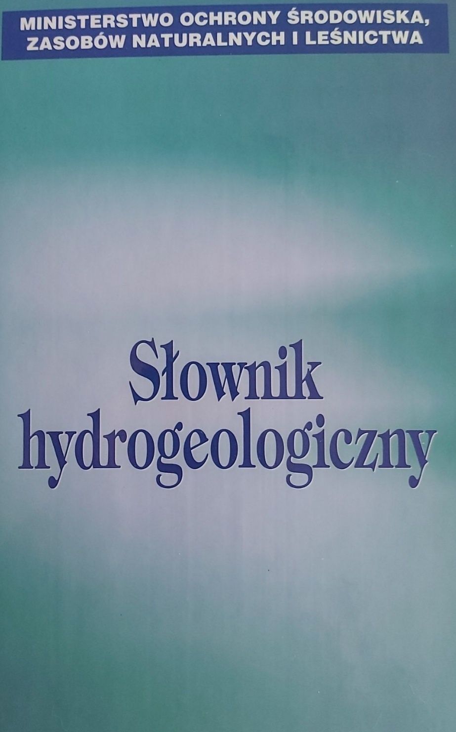 Słownik hydrogeologiczny