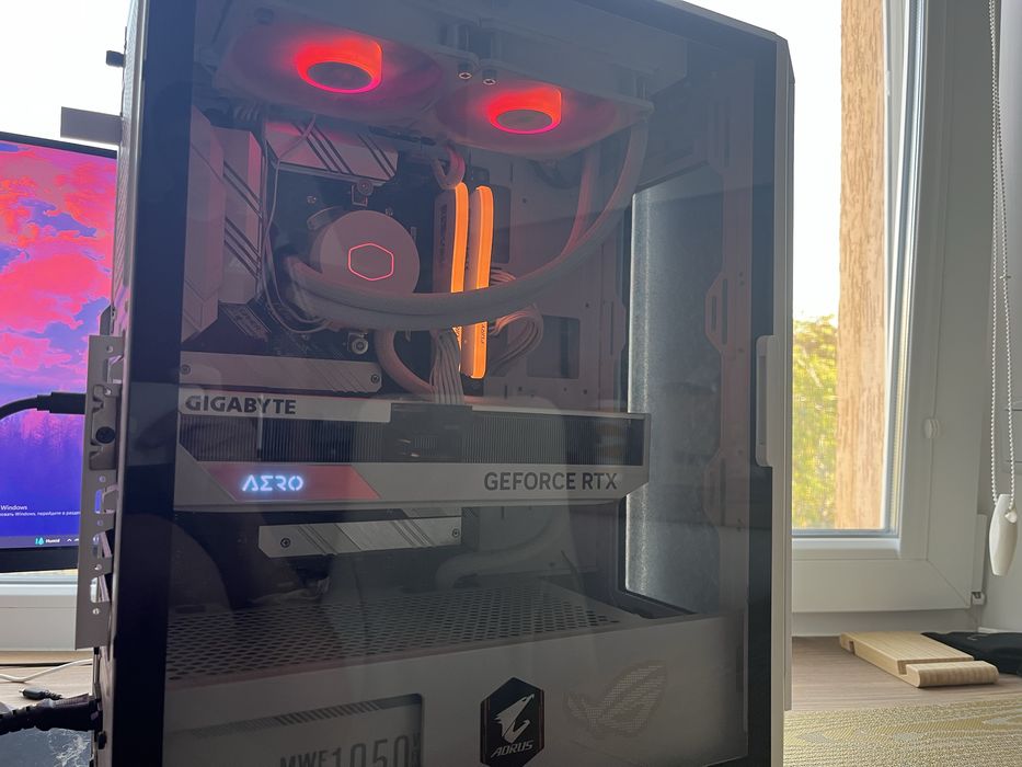 Пк, компьютер, rtx 4070 super, ryzen 7 5700x3d 32 gb монитор lg
