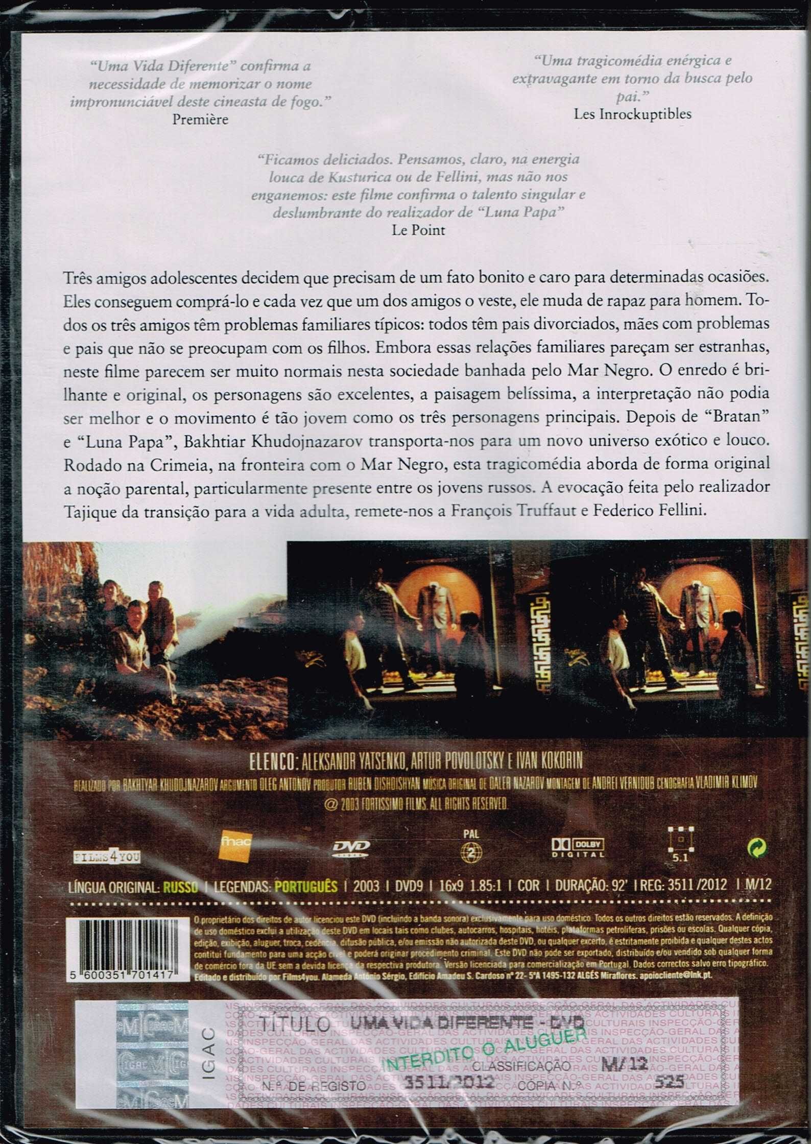 Filme em DVD: Uma Vida Diferente - NOVO! SELADO!