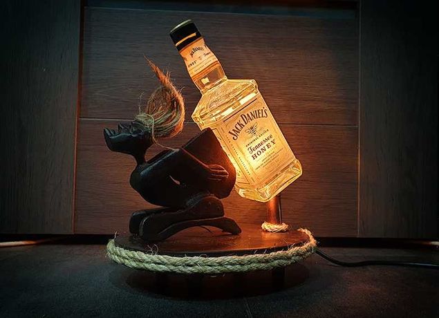Jack Daniels – Indonezja – Honey - lampa kolekcjonerska !