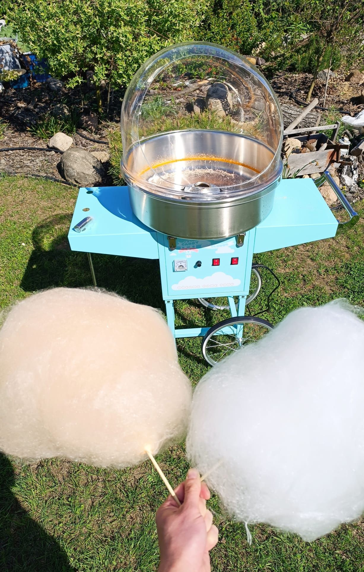 Wynajem Maszyn: Wata Cukrowa + Popcorn + JBL Partybox – Urodziny!!!