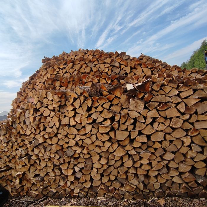 Drewno kominkowe, opałowe, topola, osika, suche, sezonowane 2 lata, do