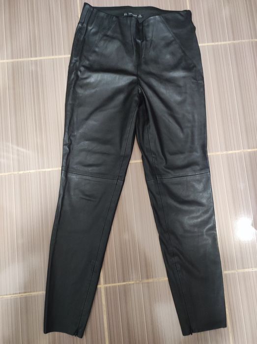 Шкіряні штани, лосини ZARA