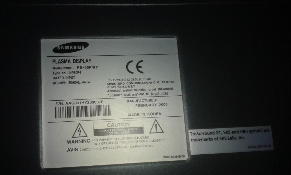 2 telewizory 40 cali lcd i 50 cali plazma firmy Samsung