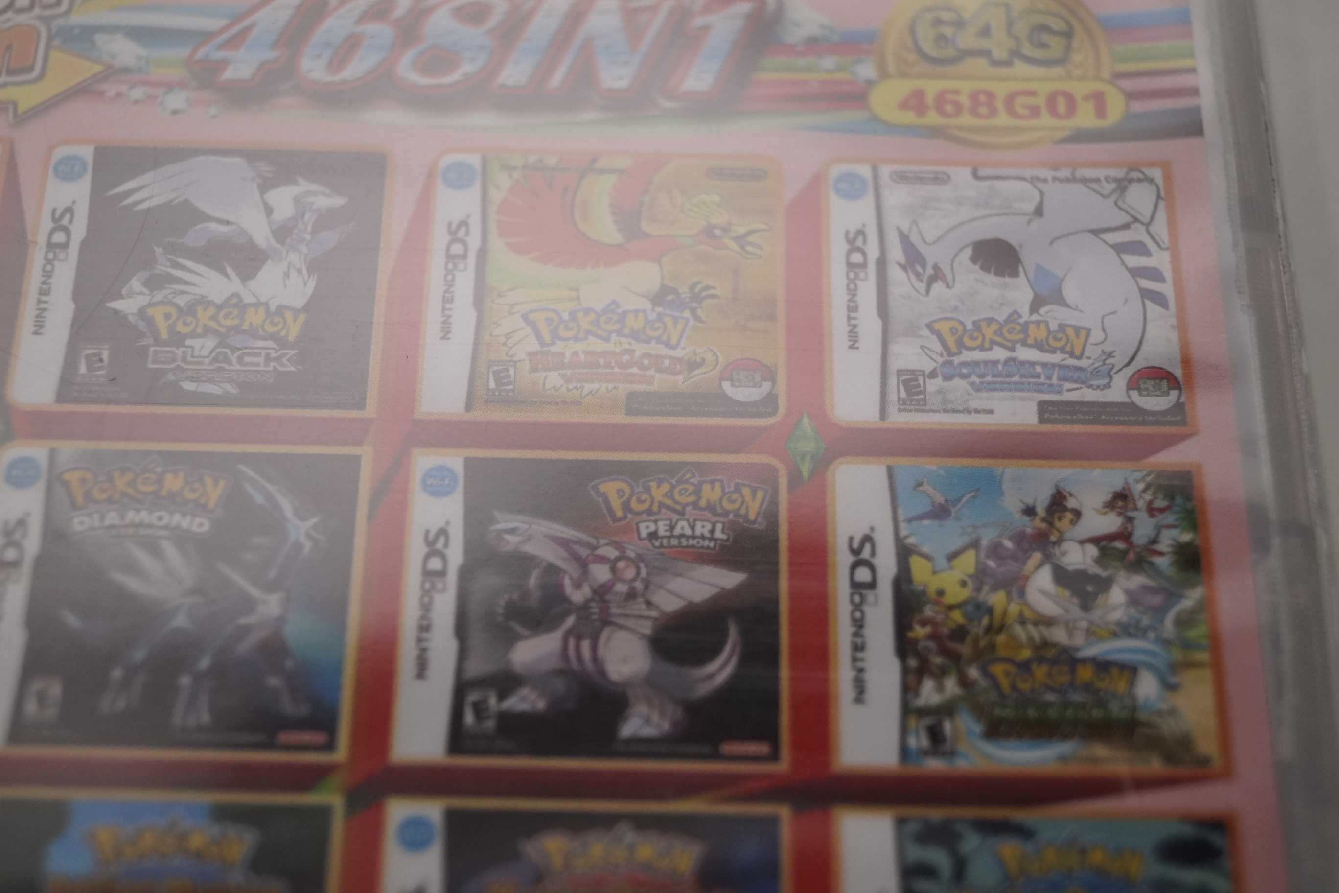 Gra na Nintendo DC 468in1 Pokemon Album 3DS 2DS NDS