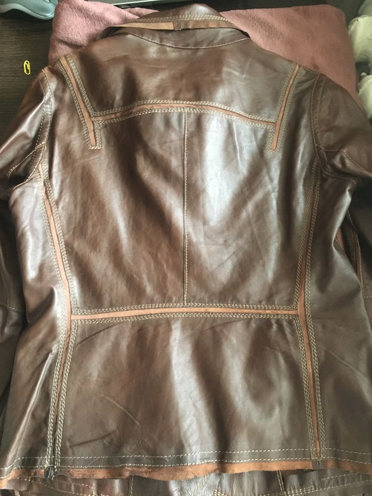 Продам кожаный пиджак