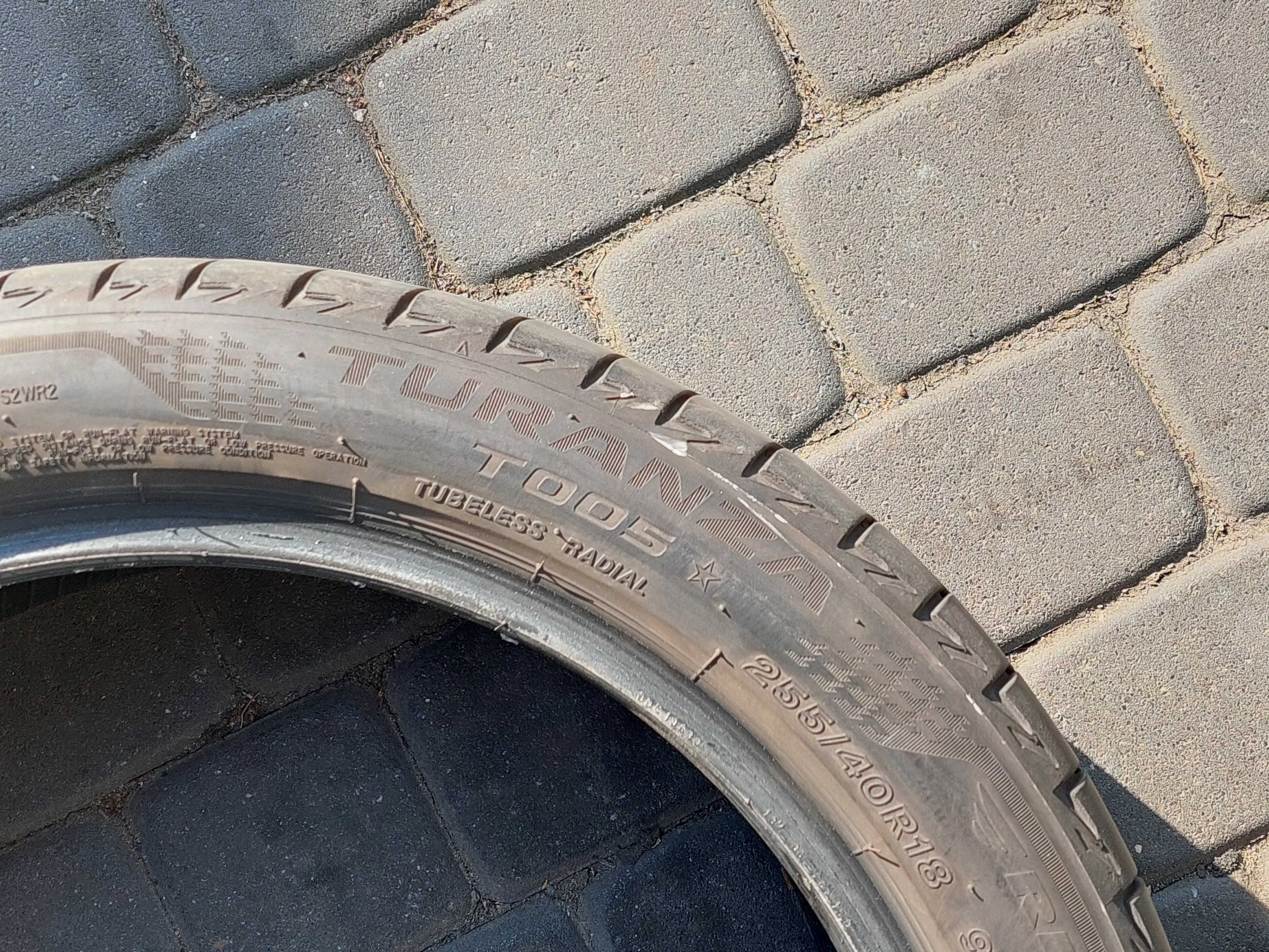 Opony Bridgestone Turnaza T005 - 255/40/18