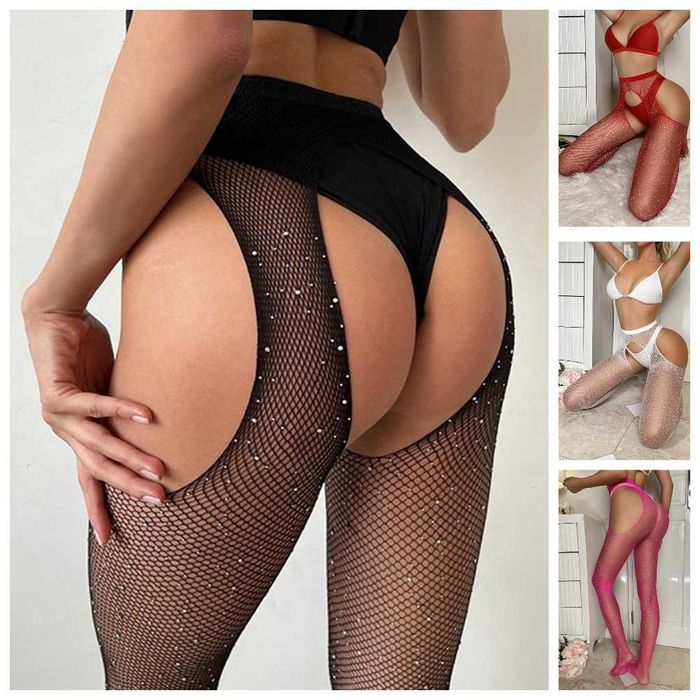 Чулки колготки стразы, сексуальное, эротическое белье, колготы білизна