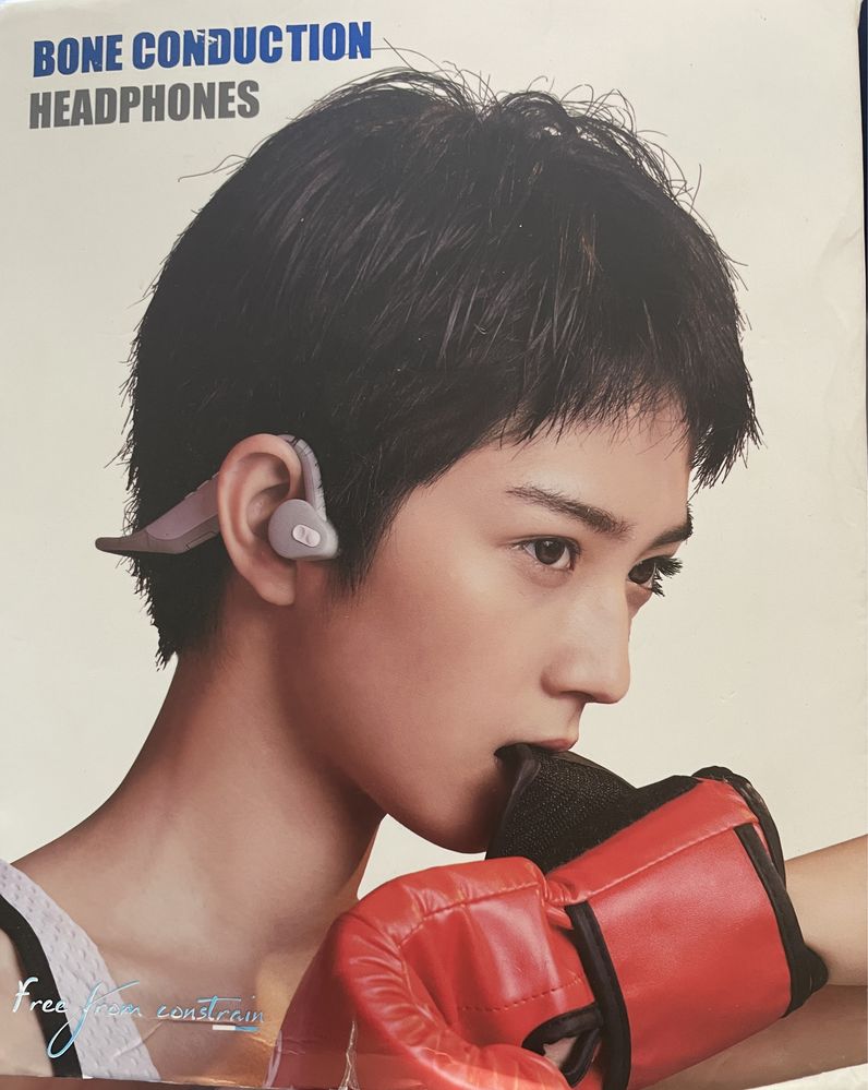 Наушники с костной проводимостью. Bluetooth BH128 Wireless Headphones