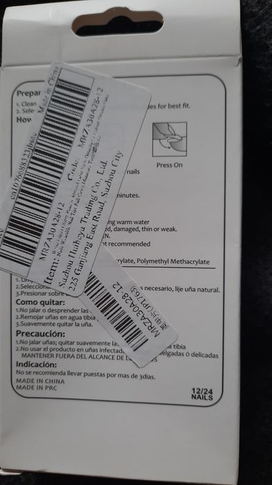 Paznokcie sztuczne tipsy ozdobne