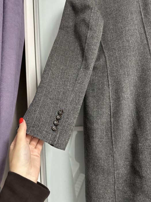 Сіре Шерстяне пальто як zara